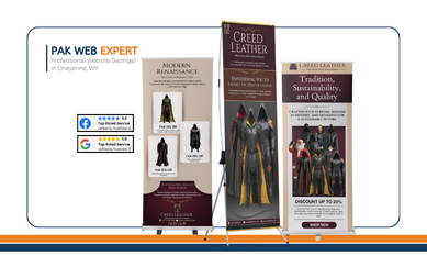Event Branding Standee Designer in Cheyenne WY - Pak Web Expert