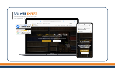 Responsive WordPress website layout for a professional local business