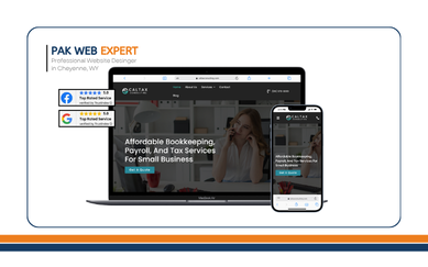 Professional responsive business website with strong mobile readability and trust