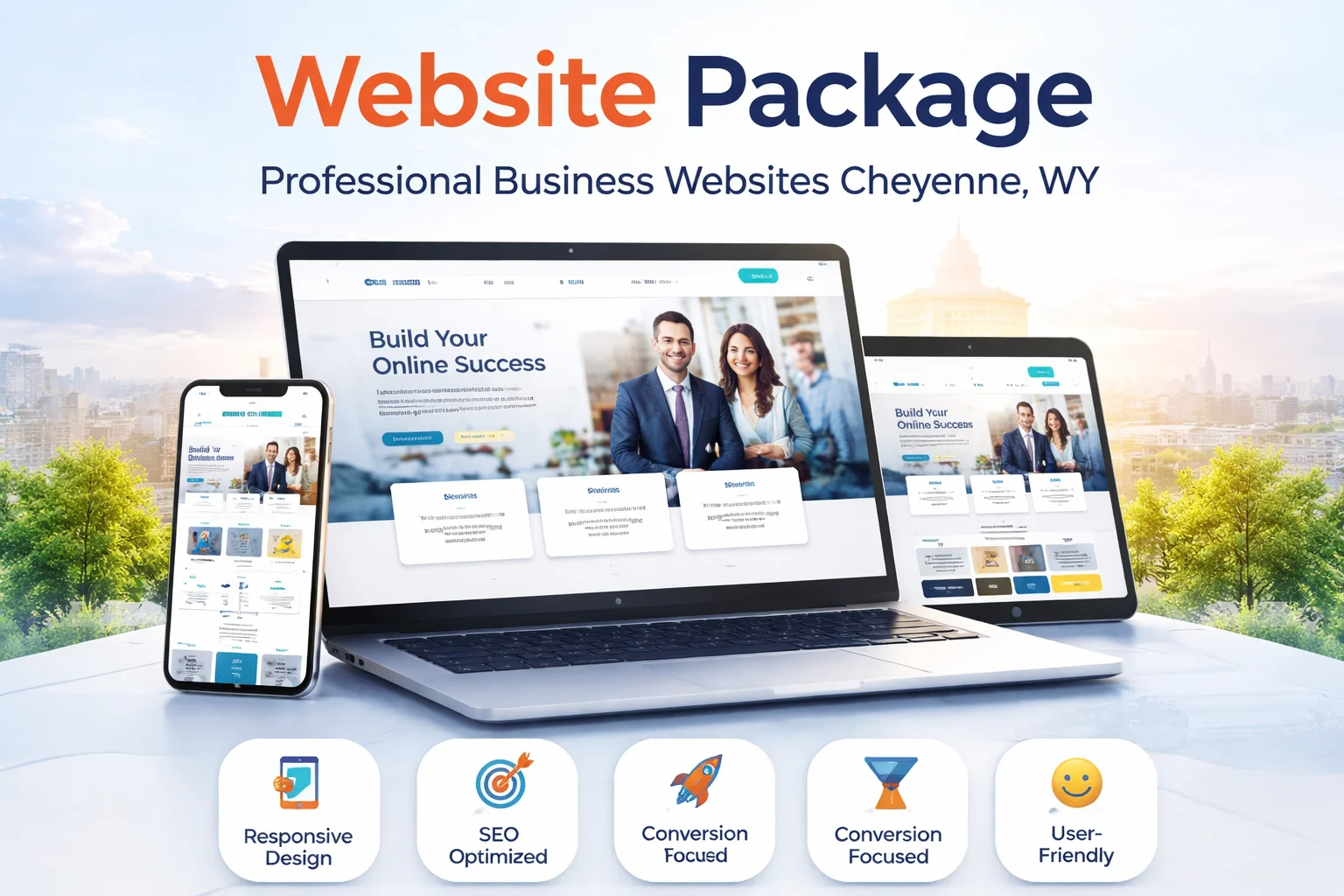 Website design package in Cheyenne WY by Pak Web Expert